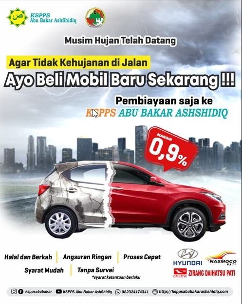Agar Tidak Kehujanan di Jalan Ayo Beli Mobil Sekarang